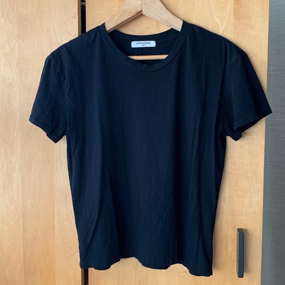 Perfectwhitetee Black Short Sleeve Harley T-Shirt - Picture 3 of 7